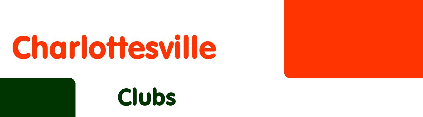 Best clubs in Charlottesville - Rating & Reviews